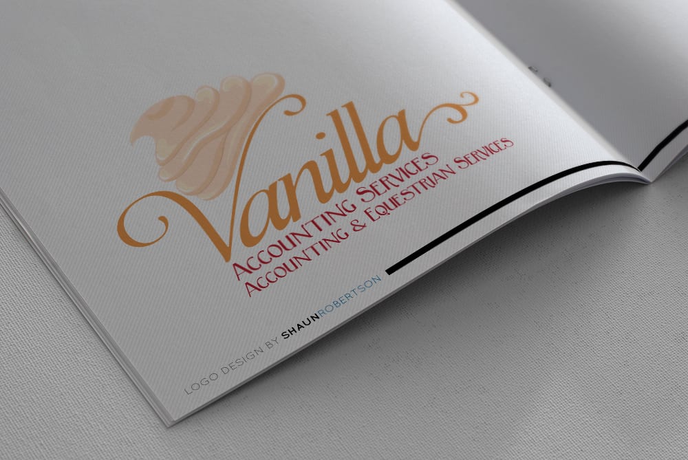 Vanilla Accounting Logo Design by Shaun Robertson