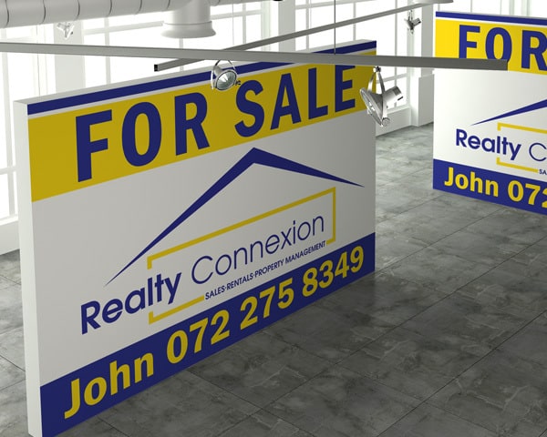 Realty Connexion For Sale Board Design by Shaun Robertson
